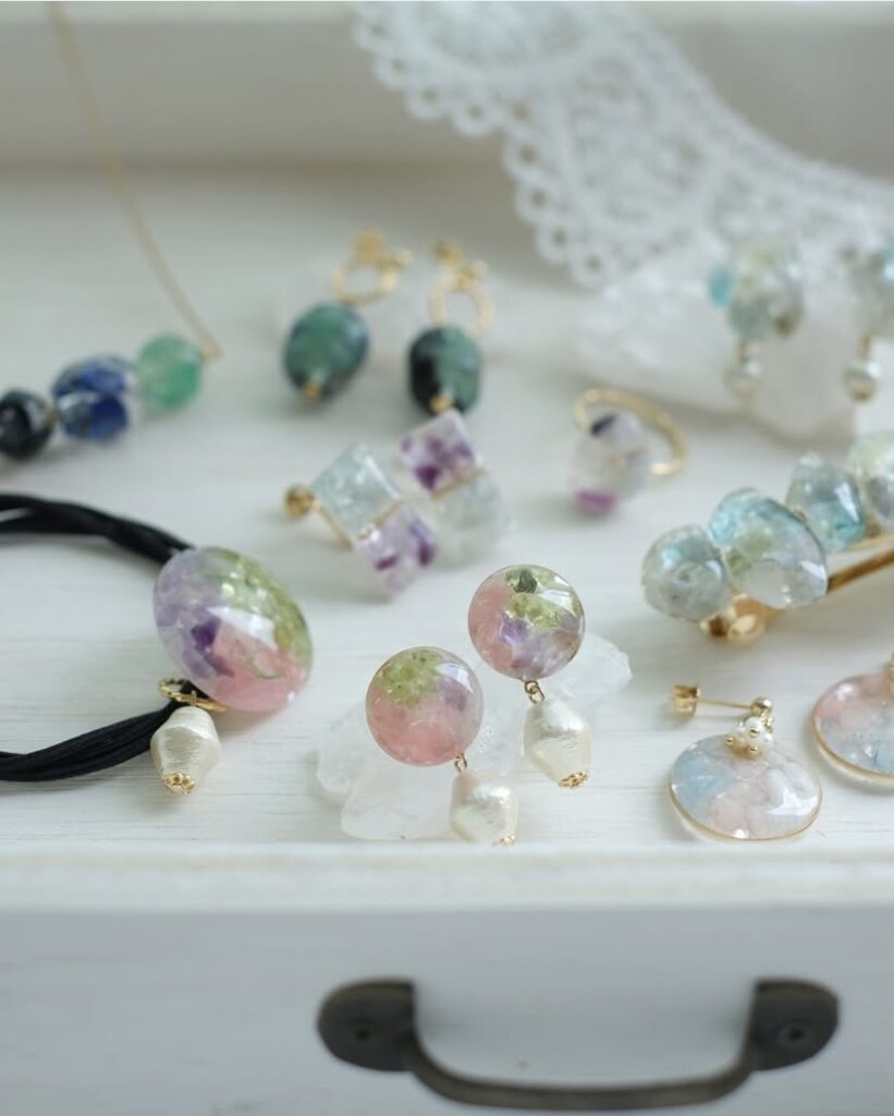 レジェムストーン®︎アクセサリー講座内で作るアクセサリー一覧