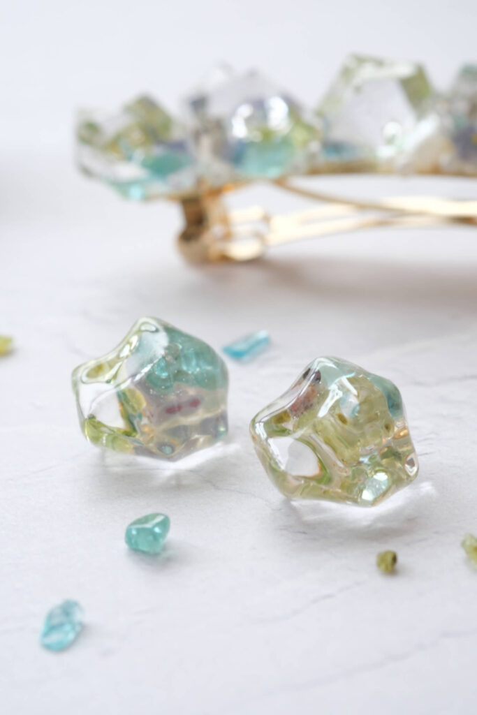 透明感　レジンアクセサリー